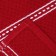 Ethel towel, col. Red, 38x63 cm, 100% HL, Makra