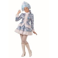 Snegurochka carnival costume, blue patterns, p. 44, height 164 cm
