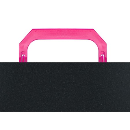 A4 portfolio folder, 700 μm, 1 department, calligrata, black with pink elements-5