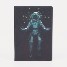 Cover for passport, black color