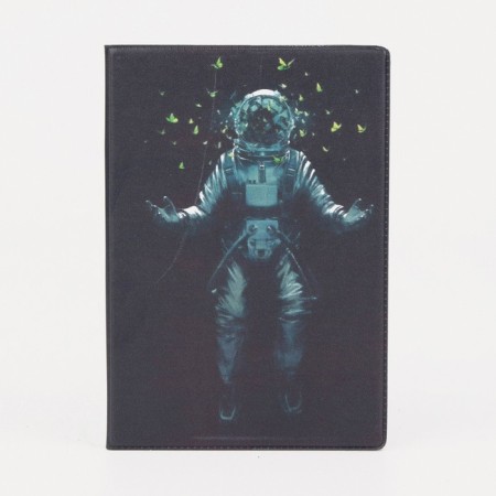 Cover for passport, black color