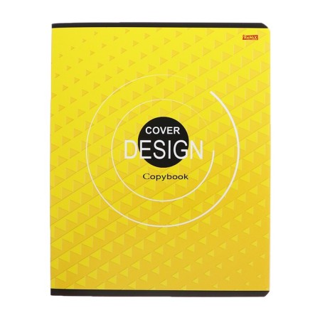 Notebook of 48 sheets in the “minimalism” cage, covered cardboard, block No. 2, whiteness 75% (gray sheets), mix-4