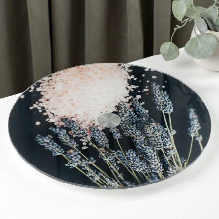 Glass stand for the cake rotating Magistro "lavender", d = 32 cm