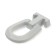 Cappio Earring, aluminum, white color