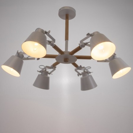 Chandelier 1055/6wt e27 60W white 76x76x50 cm Bayerlux-1