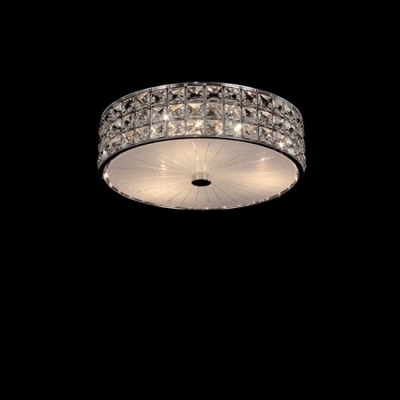 Chandelier "Portal", 3x60W E14, Chrome 31x31x12 cm-1