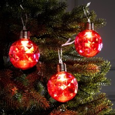 A set of Christmas balls 