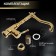 Zein sink mixer, high spout, without eyeliner, brass, color gold