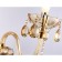 Wall classic lamp with crystal Ambrella Light, Classic, TR4912, 1HE14, Color Gold