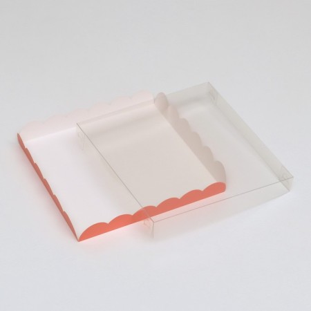 Box for cookies, pink, 21 x 21 x 3 cm-3