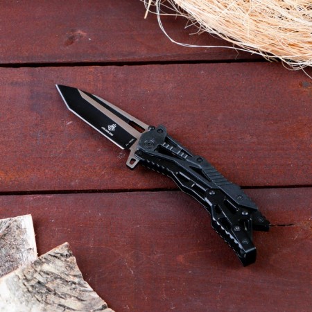 Curders' knife "transformer" folding black, blade 8.5 cm, with a latch-1