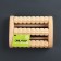Feet massage "Night Happiness", 16 × 11.5 × 4.5 cm, 3 rows, wooden