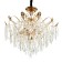 Chase "Arina" 8x60W E14 gold 58x58x53cm SVK