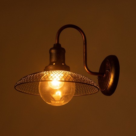 Sconces "bar" 1x60W Tsol: E27 Color: Black 25x18x16cm-2