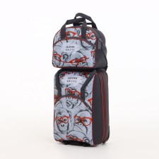 Small Small 37 L (S) SACVOYAGE, with extension, road trim on lightning, color gray color