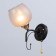 Sconces "acapouco" 1x60W E27 brown, gold 24x13x26.5cm
