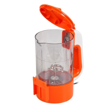 Car kettle 12V transparent/orange plastic automatic shutdown-1