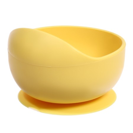 Set for feeding, food silicon, yellow color-7