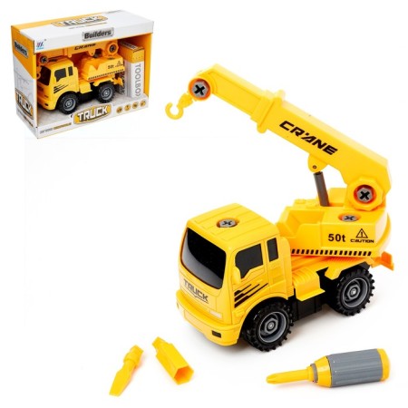 The designer of the screw "Construction crane", 28 parts