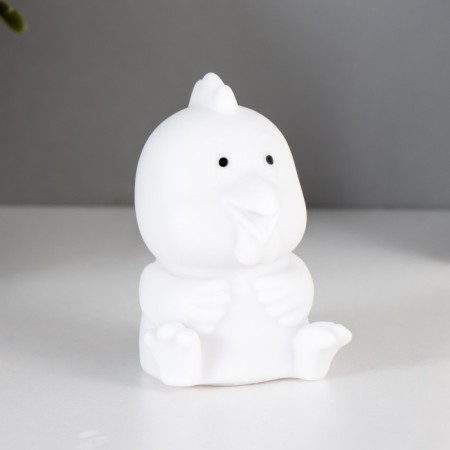 Nightnik "chicken" LED from batteries white 6x6x6 cm Risalux-12