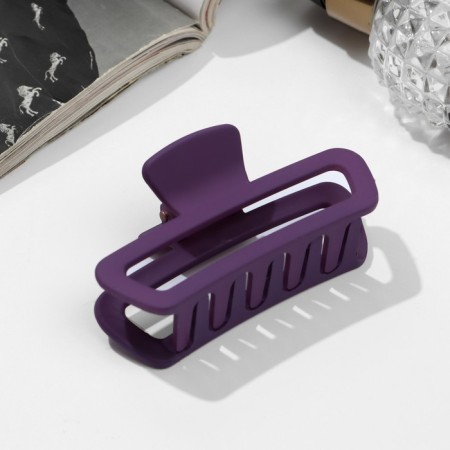 Hair crab "matte" straight rounding, 7.5 cm, mix