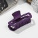 Hair crab "matte" straight rounding, 7.5 cm, mix