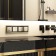 Frame for 4 posts Baguette (black/brass) W0042852