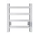 The electric heated towelputant "Sanprise" Contour P8, 300x800 mm, universal, white