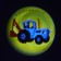 Blue Tractor projector, Light, Blue color