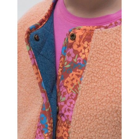 Bilateral jacket for girls, height 104 cm, jeans color-13