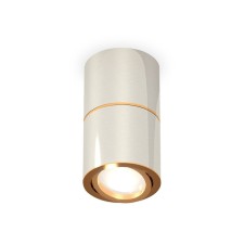 Turning lamp Ambrella Light, XS7405060, MR16 GU5.3 LED 10 W, color silver, yellow gold