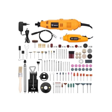 Gravers DEKO DKRT and DKRT200, electric, 50 W and 200 W, a set of accessories 237 pcs-1