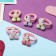 Hair elastic band "Baby" (set 10 pcs) Unicorn, mix