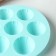 Form for mousse desserts and baking konfinetta "Sports balls", d = 15.5 cm, turquoise color