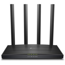 Wireless TP-Link Archer C6U AC1200, 1000 Mbps, 4 ports, 4G Ready, Black