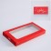 Happy New Year chocolate box, with a window, 17.3 x 8.8 x 1.5 cm, New Year