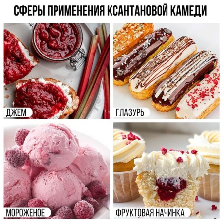 Xanthan gum, thickener for jams, ice cream, 200 g.-1