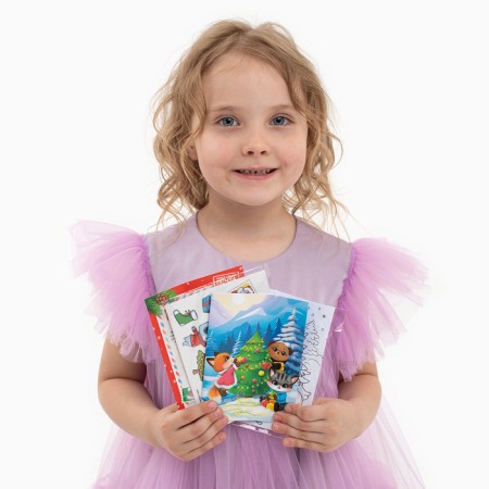 New Year's gift set with a backpack for children "Funny animals"-10
