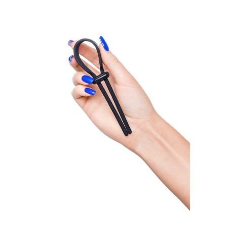 Lasso for penis A-Toys byfa Keb, silicone, black, 14 cm-3