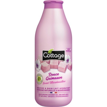 Shower gel and bath foam 2 in 1 cottage "marshmallow", 750 ml
