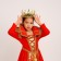 Carnival costume "Queen", dress, crown, p. 32, height 110-116 cm