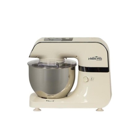 Mixer Hiberg MP 1040 DY, planetary, 1000 W, 4 l, 6 modes, beige