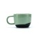 Tea couple Dolce Ceramo. "Alps", 2 items: mug 200 ml, saucer d = 10 cm