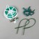 Set for attaching plants: wire - 18 m, clothespins - 18 pcs., Garter 24 cm - 12 pcs., Greengo