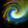 Light device "Cosmos", 11 cm, 6 cartridges, glow RGB, 5 V