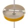 Lamp Bayerlux "Hunter" E27 40W yellow-gold 30x30x33-133 cm