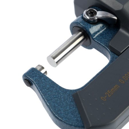 Micrometer electronic tundra, metal, range 0-25 mm, measurement step 0.001 mm-8