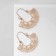Earrings Metal "Vostok" openwork, color gold