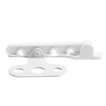 Plastic window opening limiter, l = 105, white 50 pcs-2