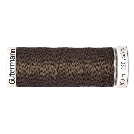SEW-HALL thread for all materials, 200 m, 748277 (252 brown sipia)